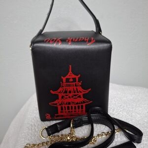 💋Black and Red Chinese Design Women's Bag💋
